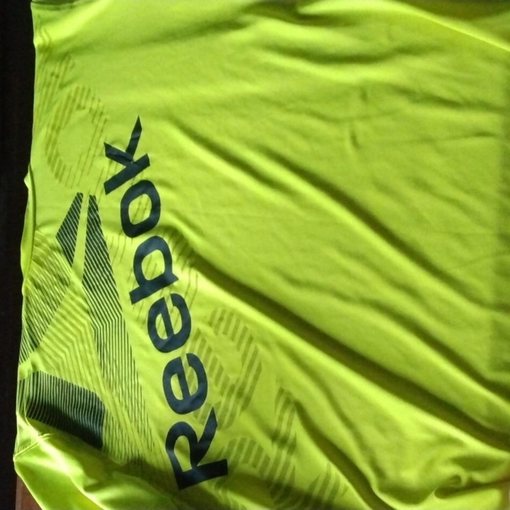 Neon yellow reebok